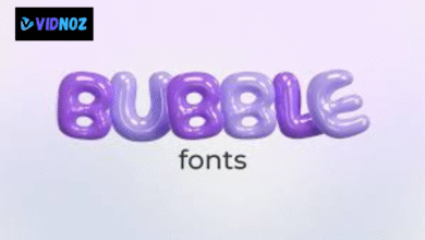 bubble font letters